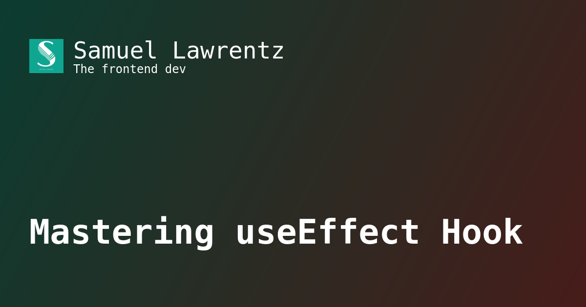 Mastering useEffect Hook